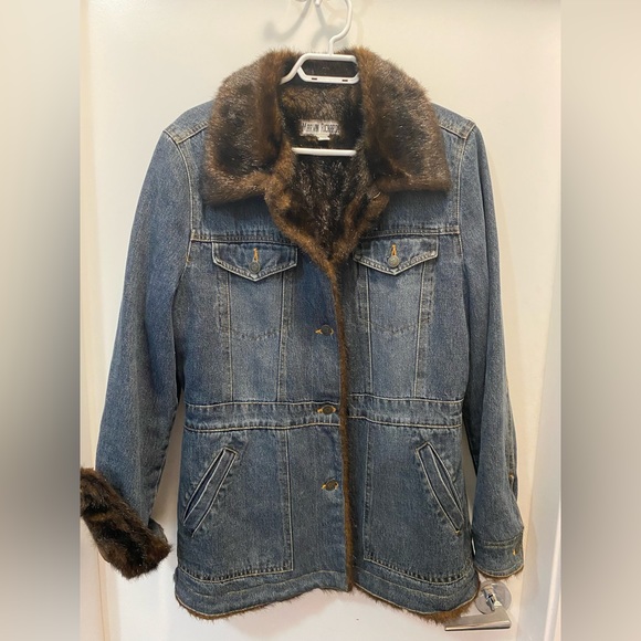Vintage Marvin Richard’s faux fur jean jacket - Picture 2 of 8